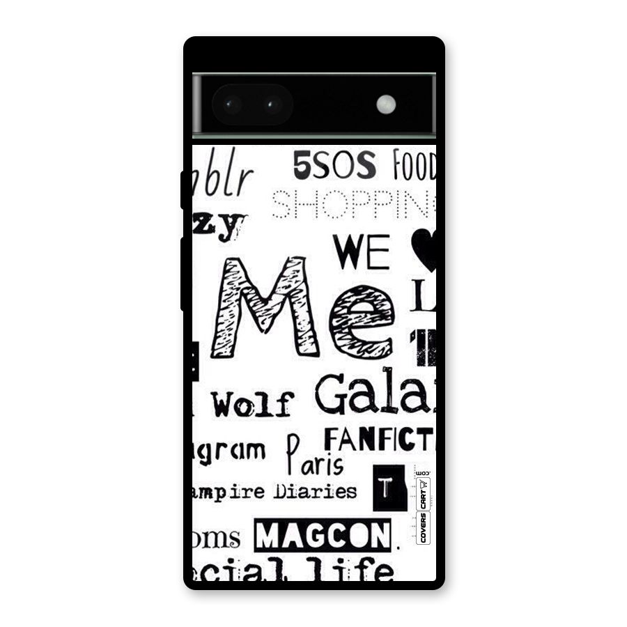 Love Things Glass Back Case for Google Pixel 6a
