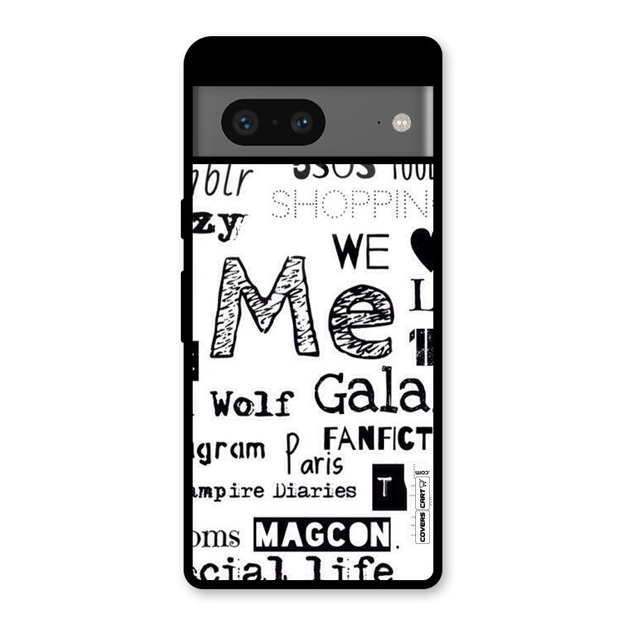 Love Things Glass Back Case for Google Pixel 7