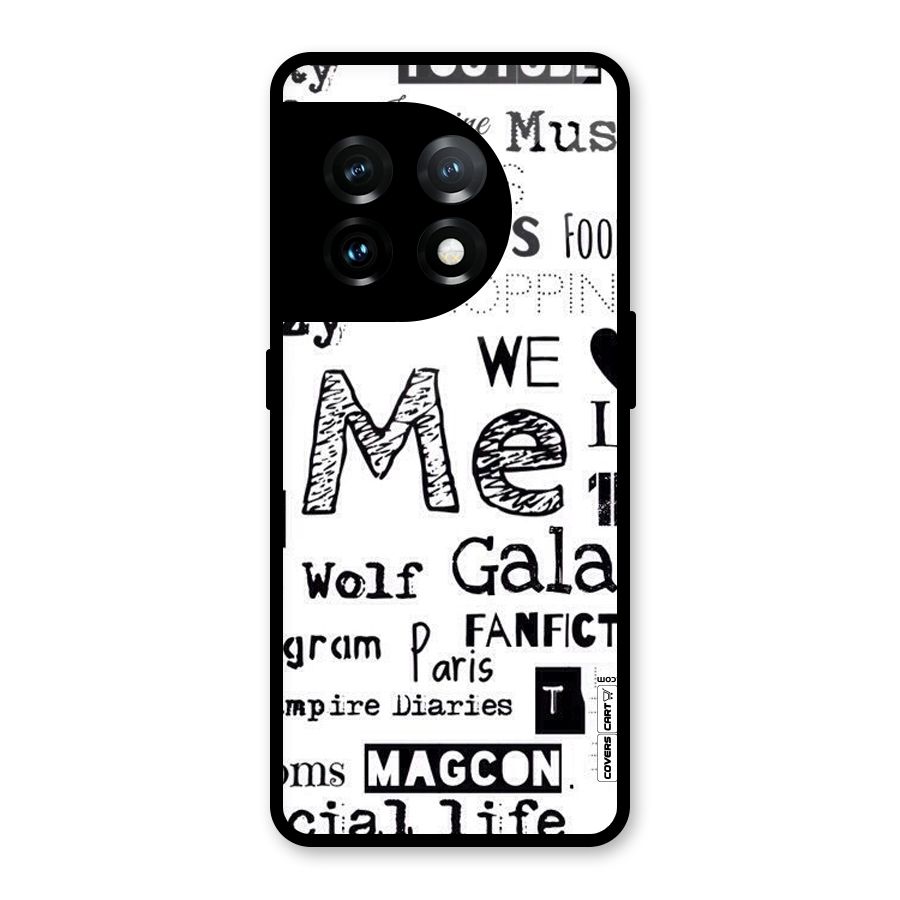 Love Things Glass Back Case for OnePlus 11