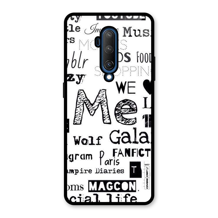 Love Things Glass Back Case for OnePlus 7T Pro