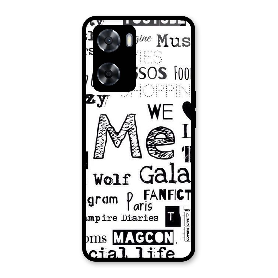 Love Things Glass Back Case for Oppo A57 2022