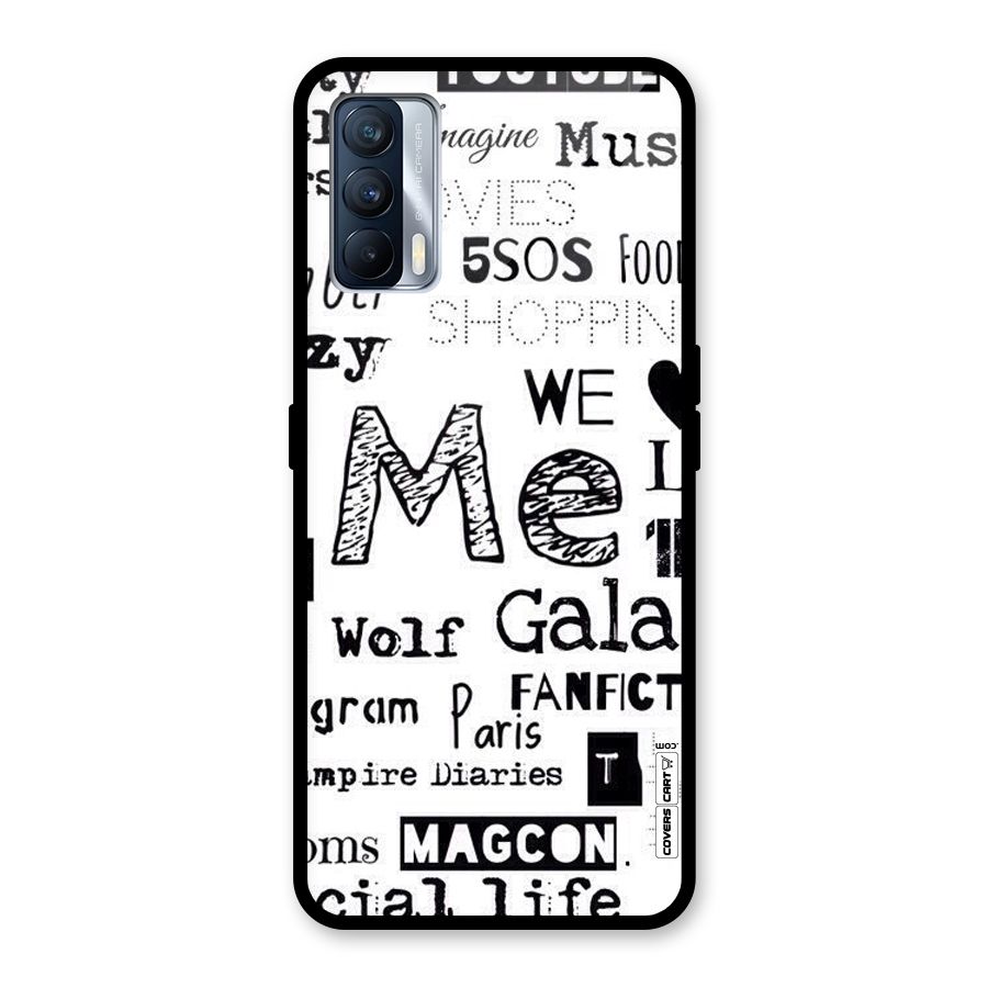 Love Things Glass Back Case for Realme X7