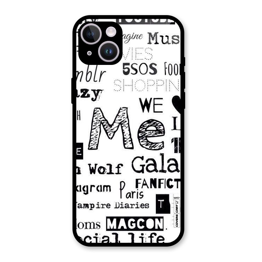 Love Things Glass Back Case for iPhone 14 Plus