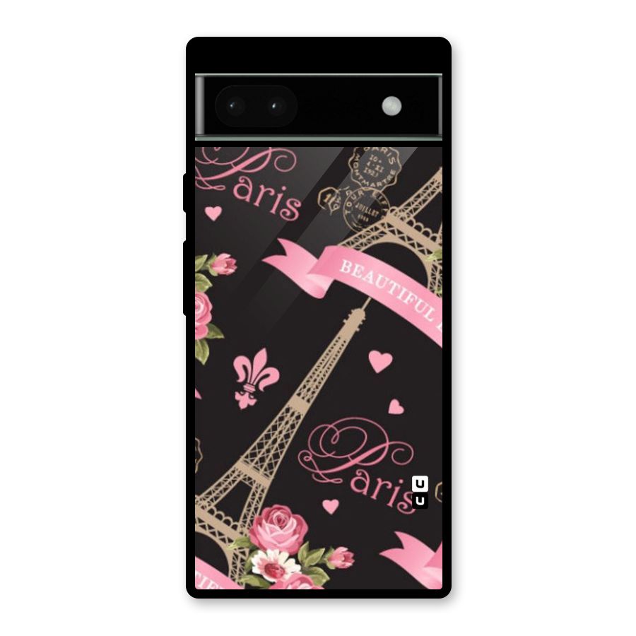 Love Tower Glass Back Case for Google Pixel 6a