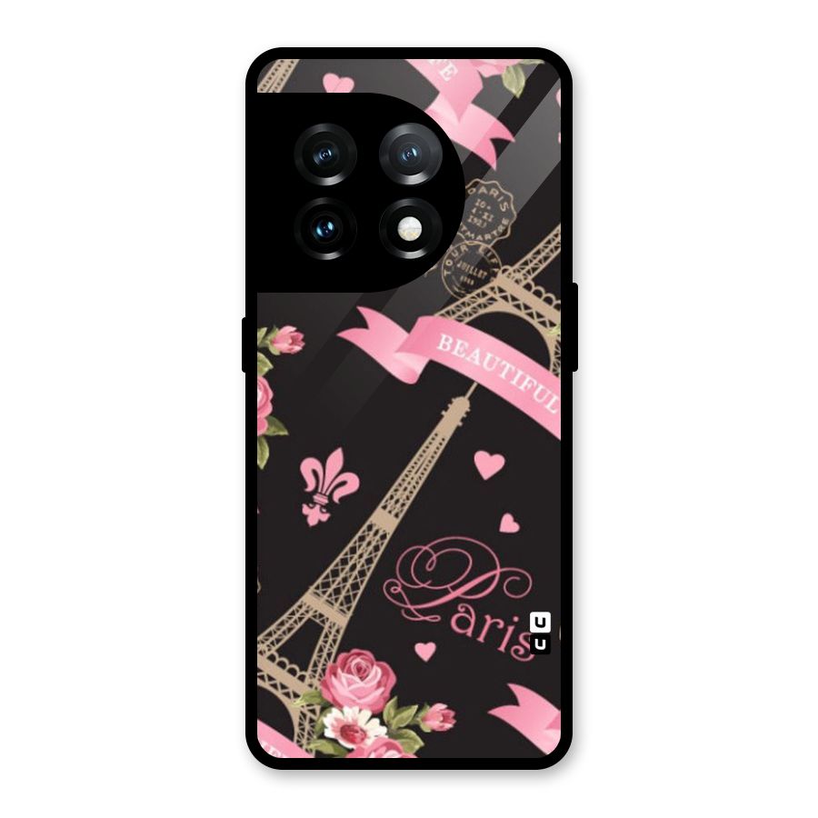 Love Tower Glass Back Case for OnePlus 11