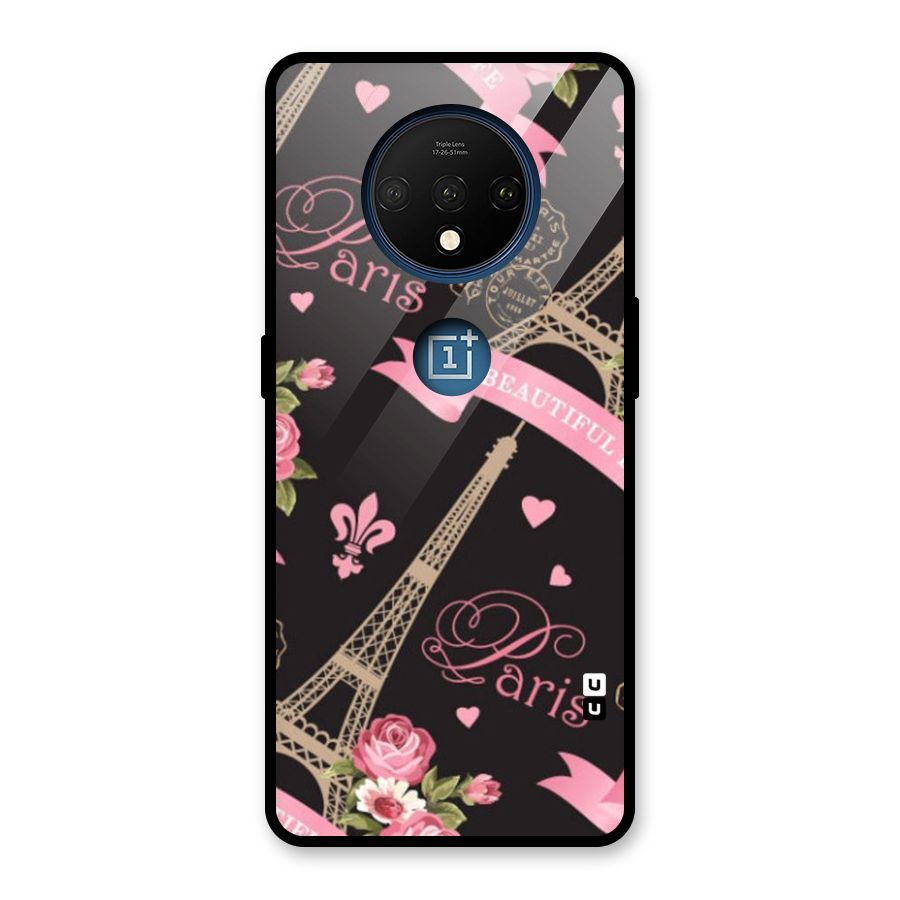 Love Tower Glass Back Case for OnePlus 7T