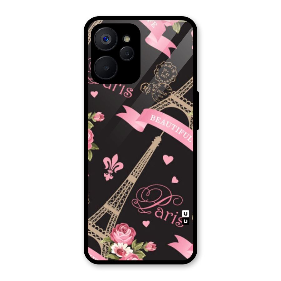 Love Tower Glass Back Case for Realme 9i 5G