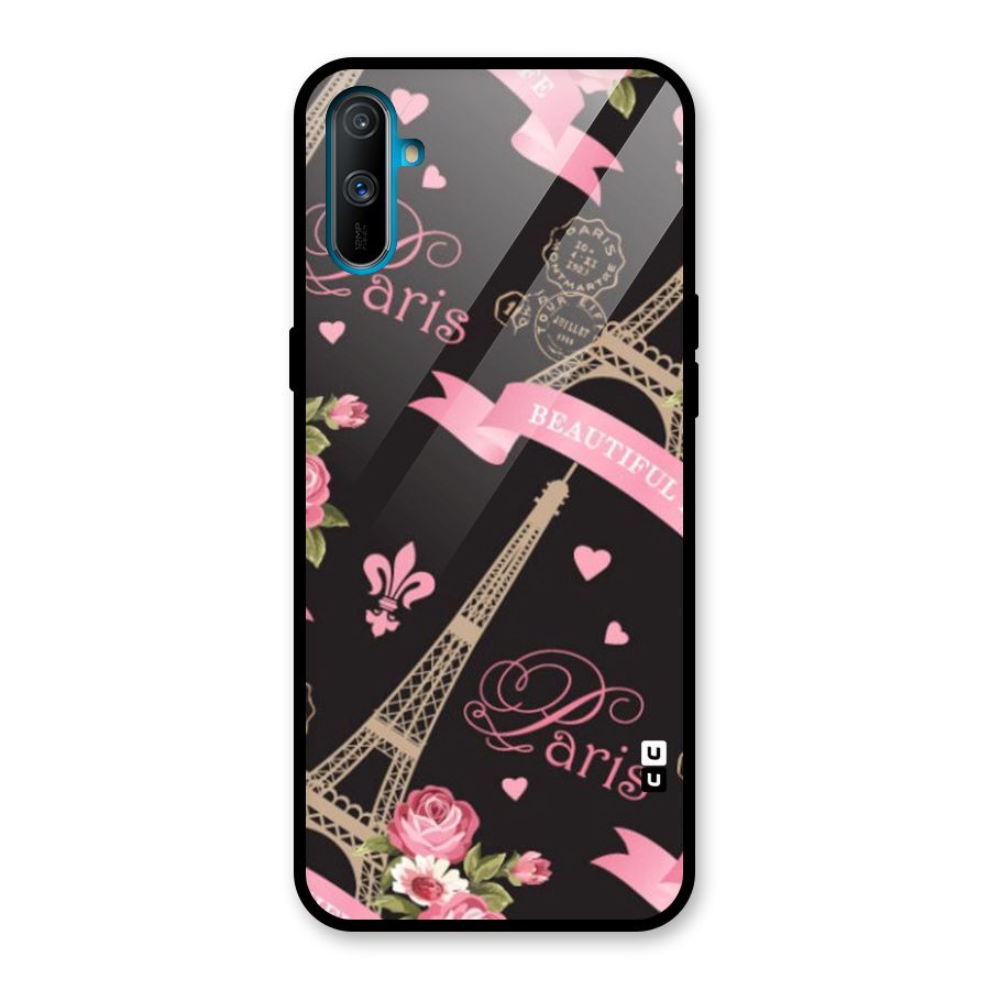 Love Tower Glass Back Case for Realme C3