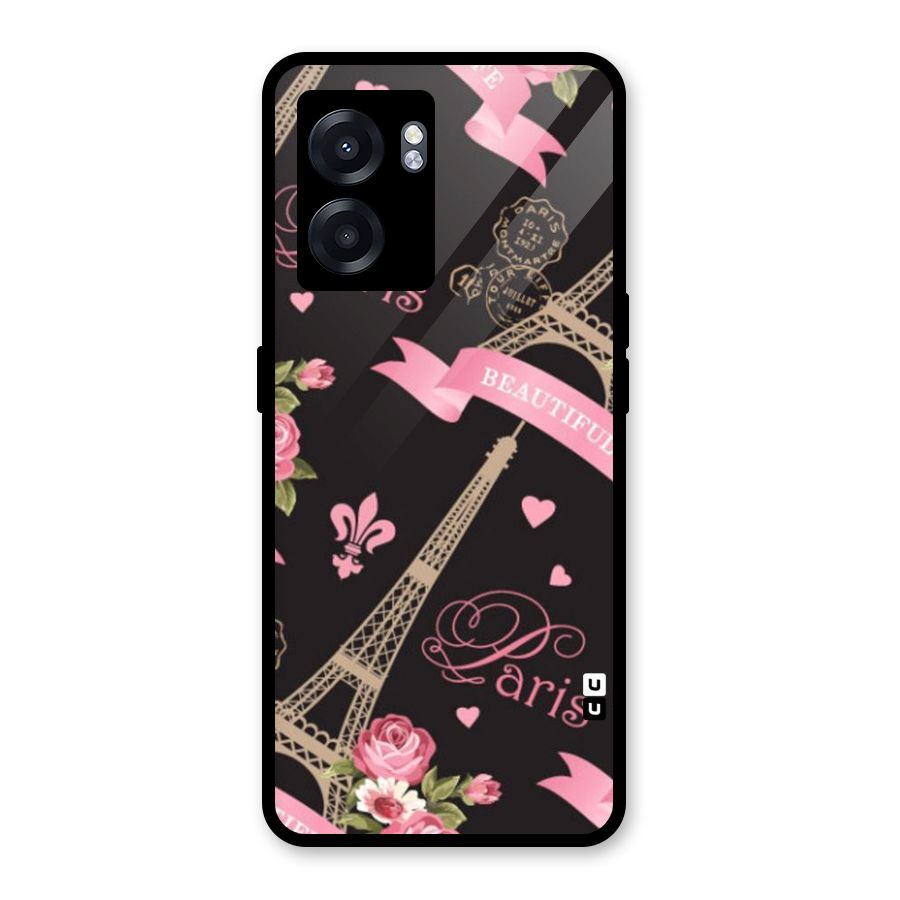 Love Tower Glass Back Case for Realme Narzo 50 5G