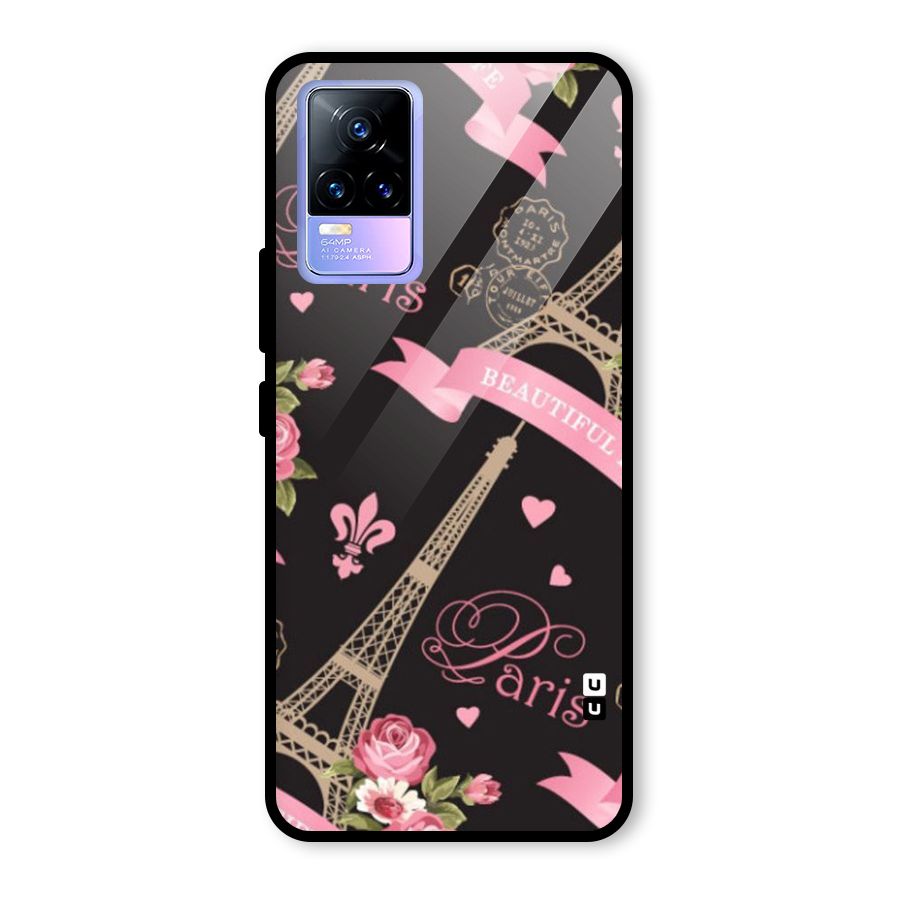 Love Tower Glass Back Case for Vivo Y73