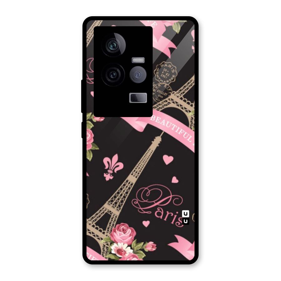 Love Tower Glass Back Case for Vivo iQOO 11 5G