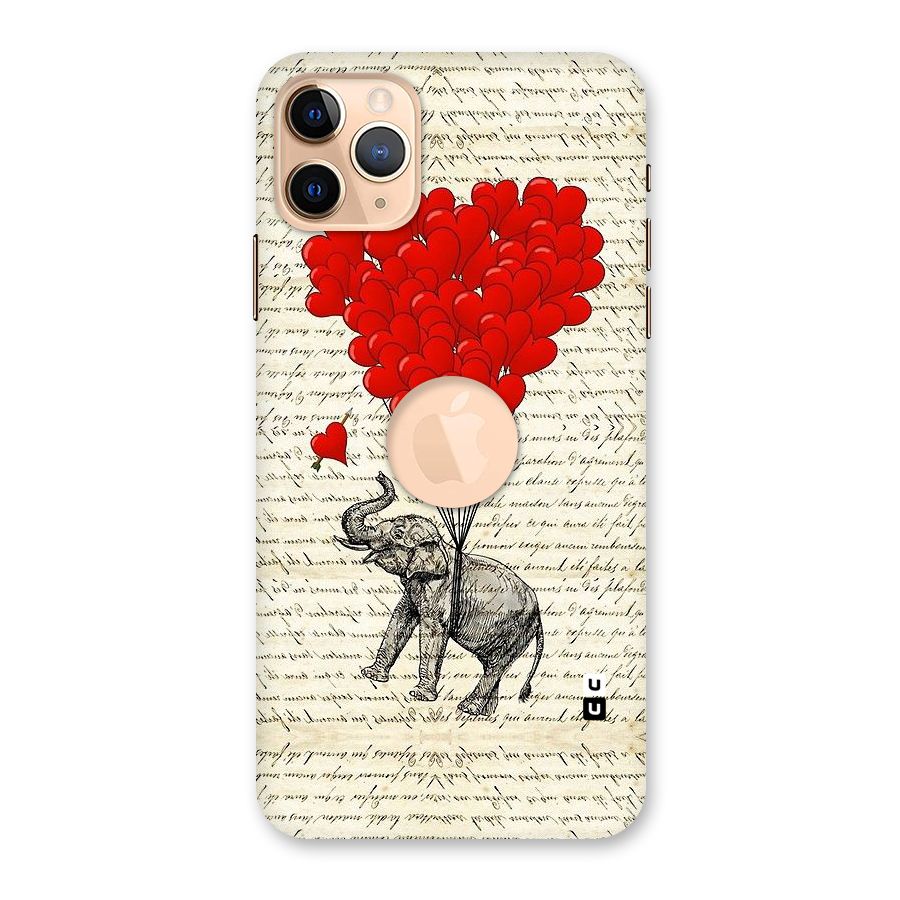 Love Weight Back Case for iPhone 11 Pro Max Logo Cut