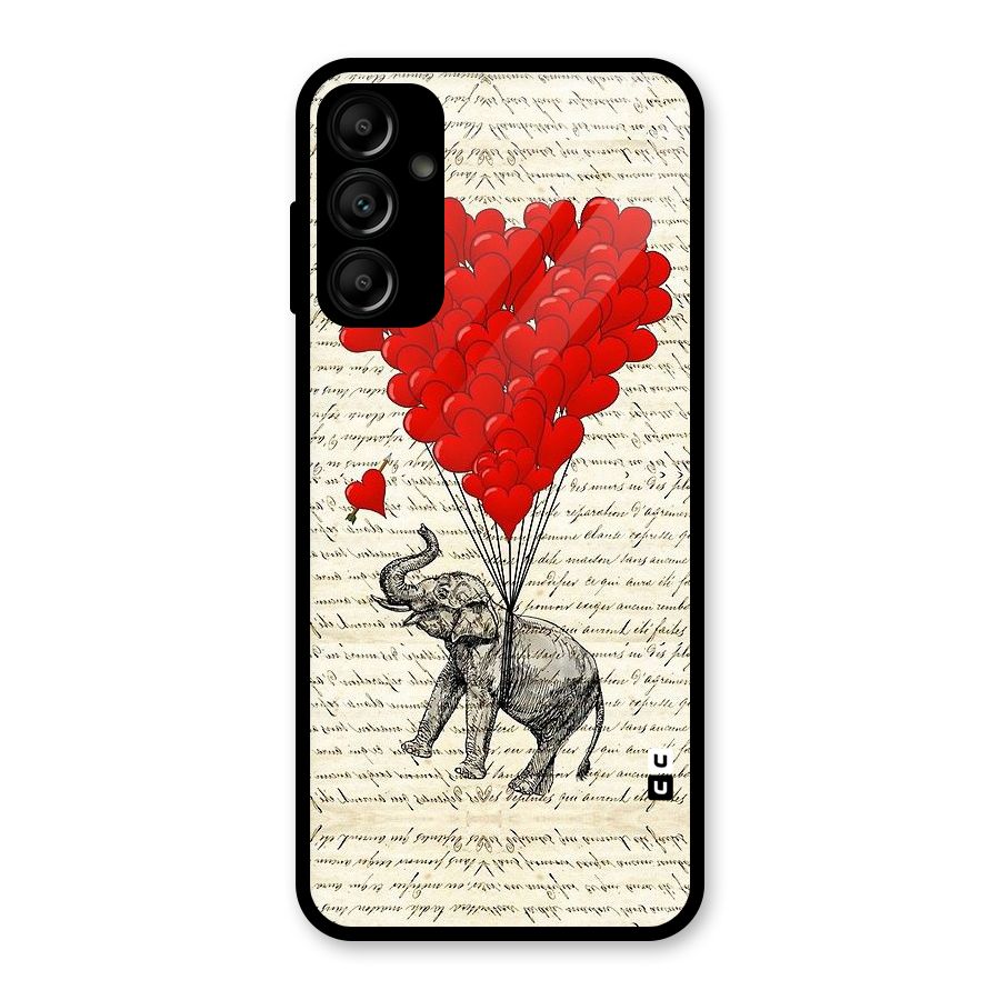 Love Weight Glass Back Case for Galaxy A14 5G