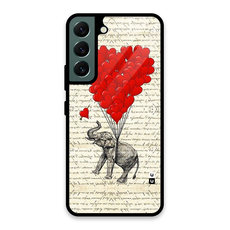 Love Weight Glass Back Case for Galaxy S22 5G