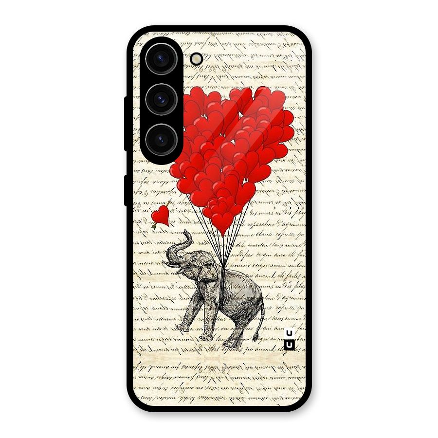 Love Weight Glass Back Case for Galaxy S23