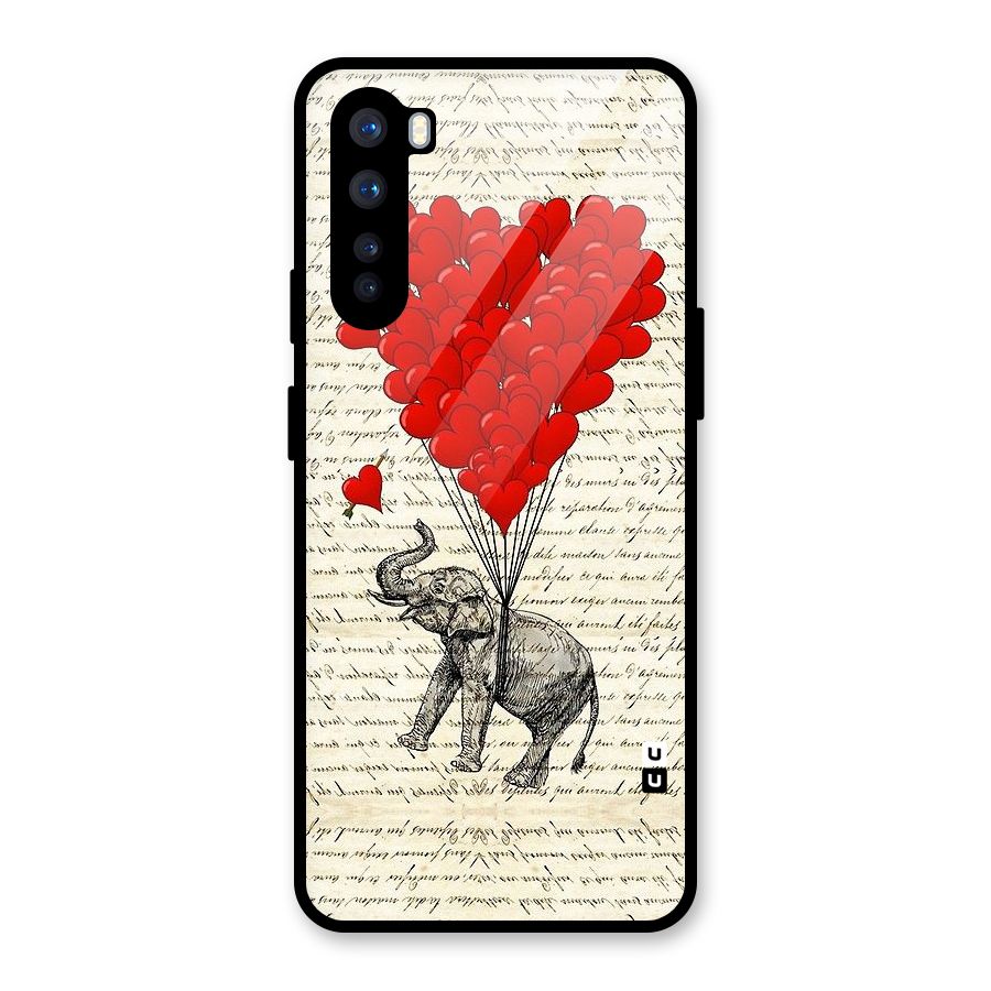 Love Weight Glass Back Case for OnePlus Nord