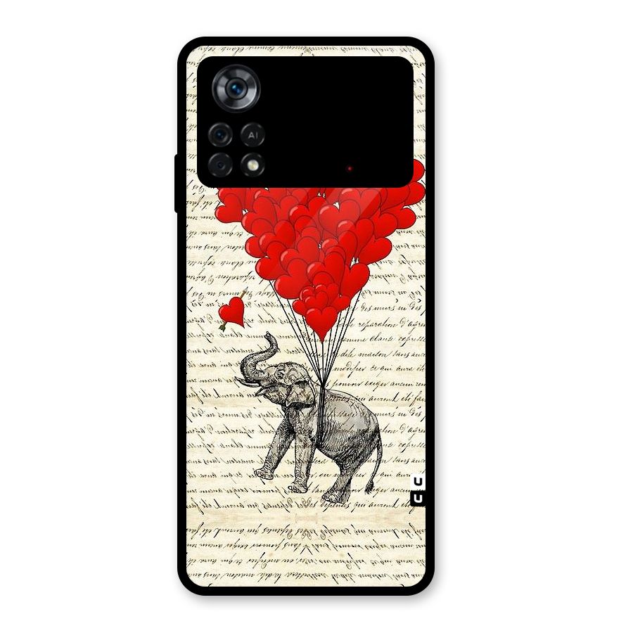 Love Weight Glass Back Case for Poco X4 Pro 5G