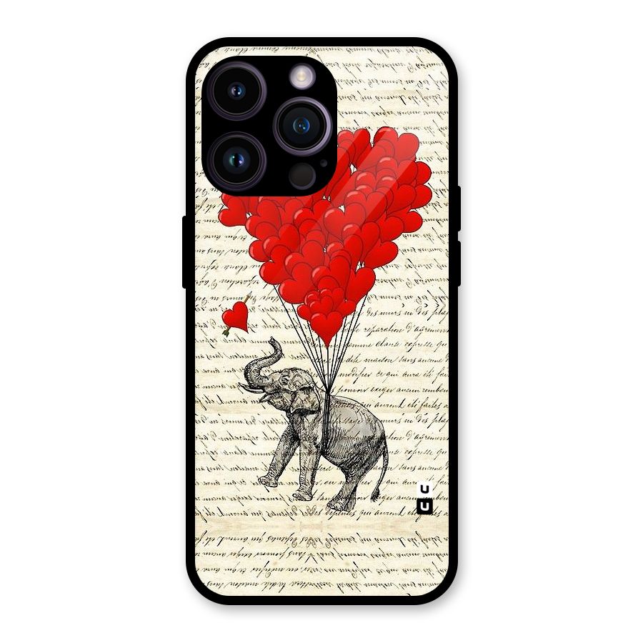 Love Weight Glass Back Case for iPhone 14 Pro Max