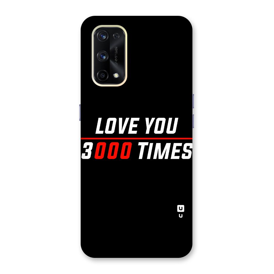 Love You 3000 Times Glass Back Case for Realme X7 Pro