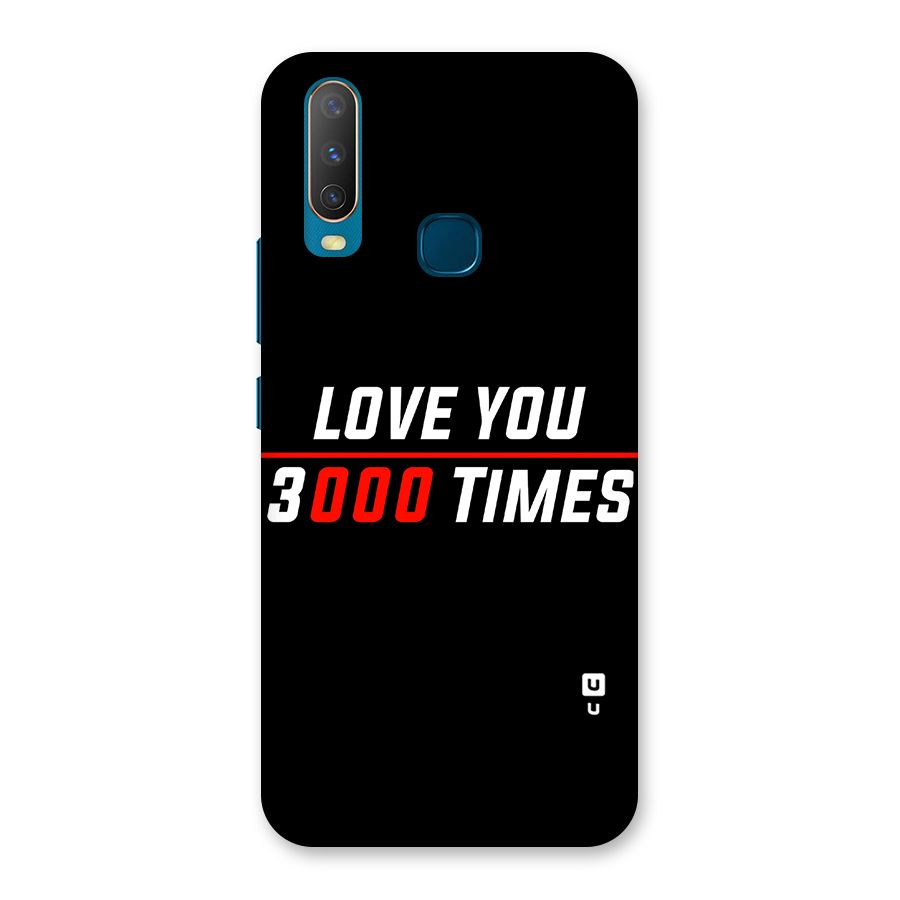 Love You 3000 Times Back Case for Vivo U10