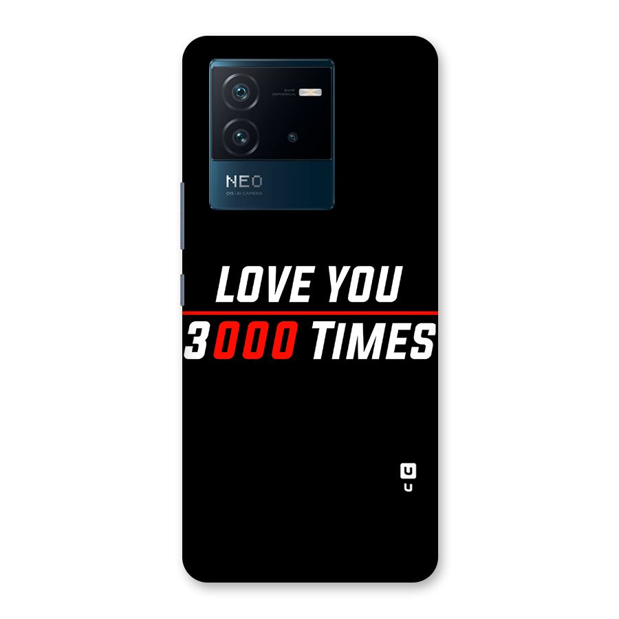 Love You 3000 Times Back Case for Vivo iQOO Neo 6 5G