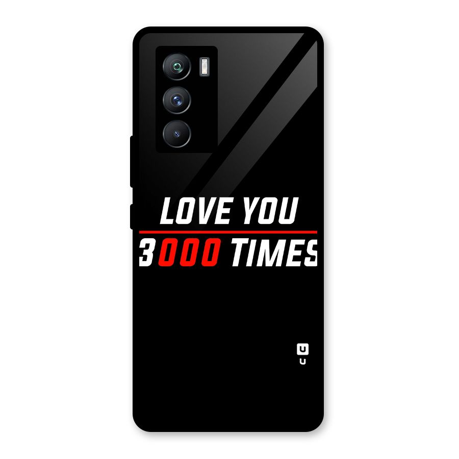 Love You 3000 Times Glass Back Case for Vivo iQOO 9 SE