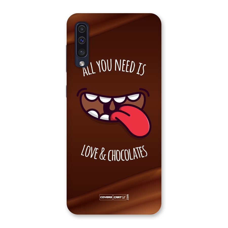 Love and Chocolates Back Case for Galaxy A50s