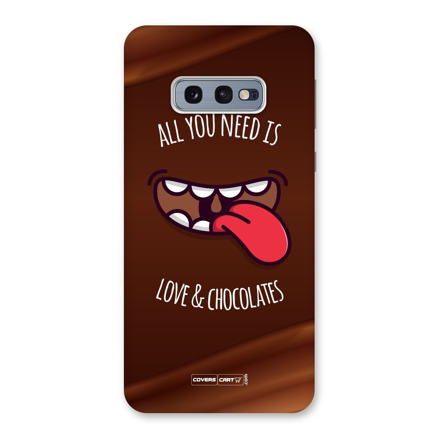 Love and Chocolates Back Case for Galaxy S10e