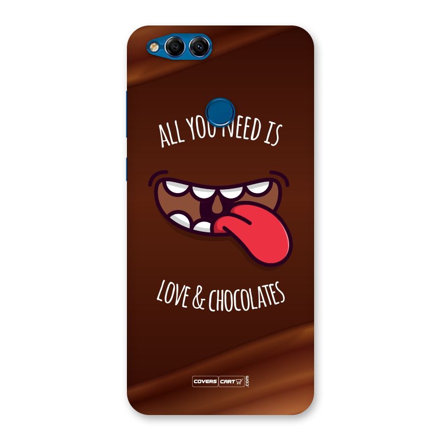 Love and Chocolates Back Case for Honor 7X