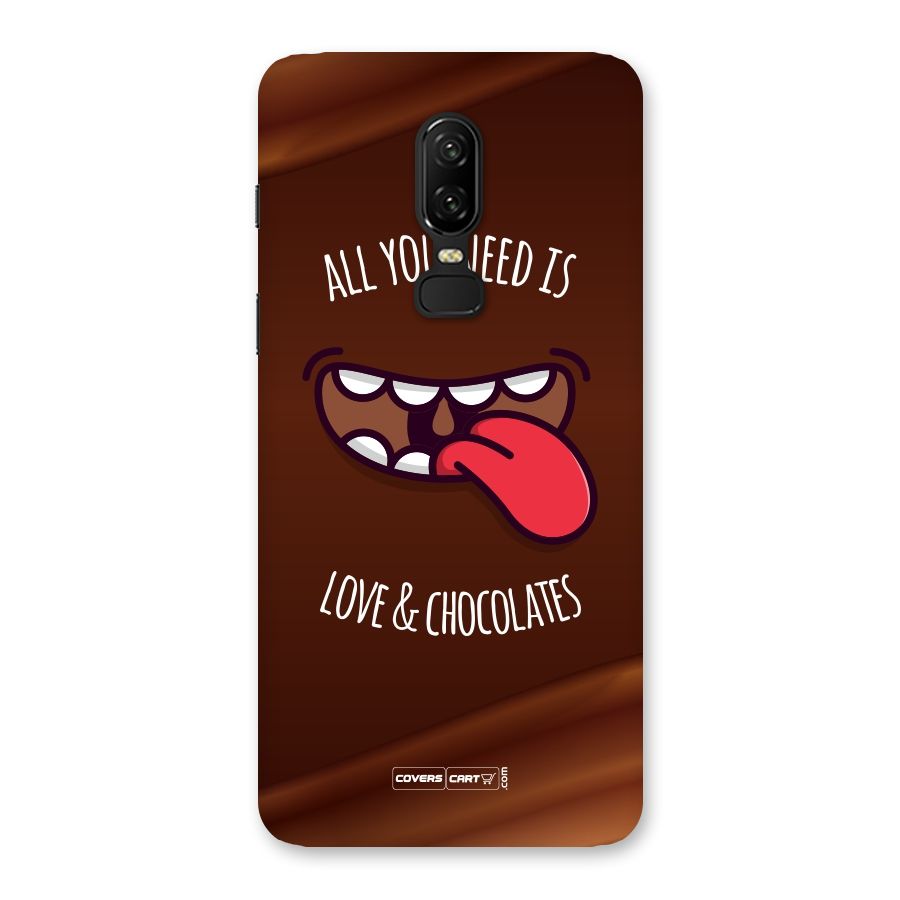 Love and Chocolates Back Case for OnePlus 6