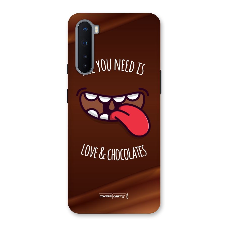 Love and Chocolates Back Case for OnePlus Nord