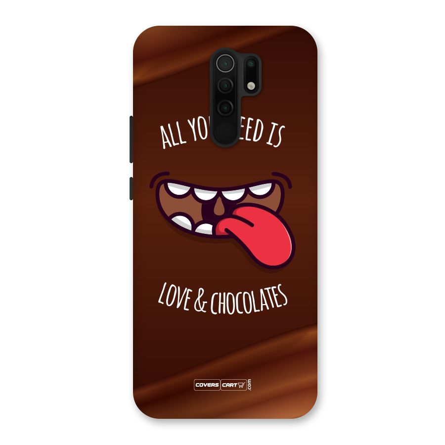 Love and Chocolates Back Case for Poco M2