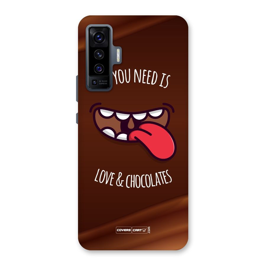 Love and Chocolates Back Case for Vivo X50