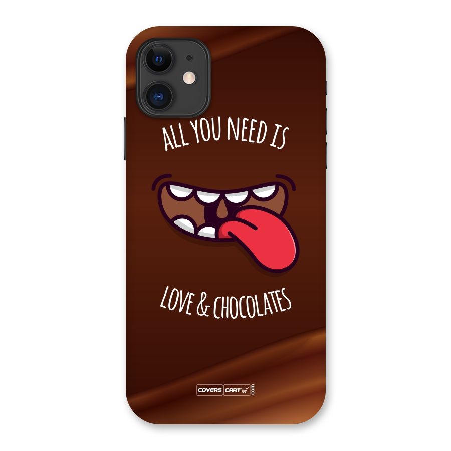 Love and Chocolates Back Case for iPhone 11