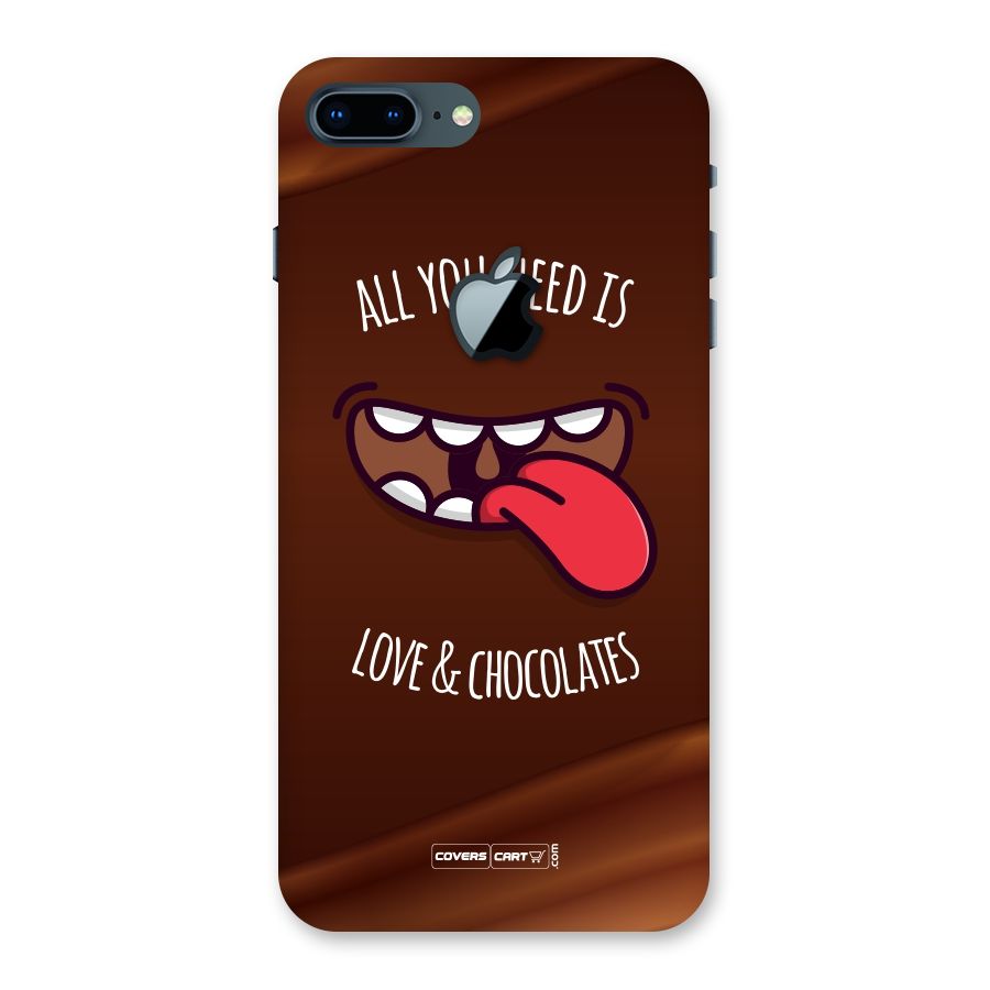 Love and Chocolates Back Case for iPhone 7 Plus Apple Cut