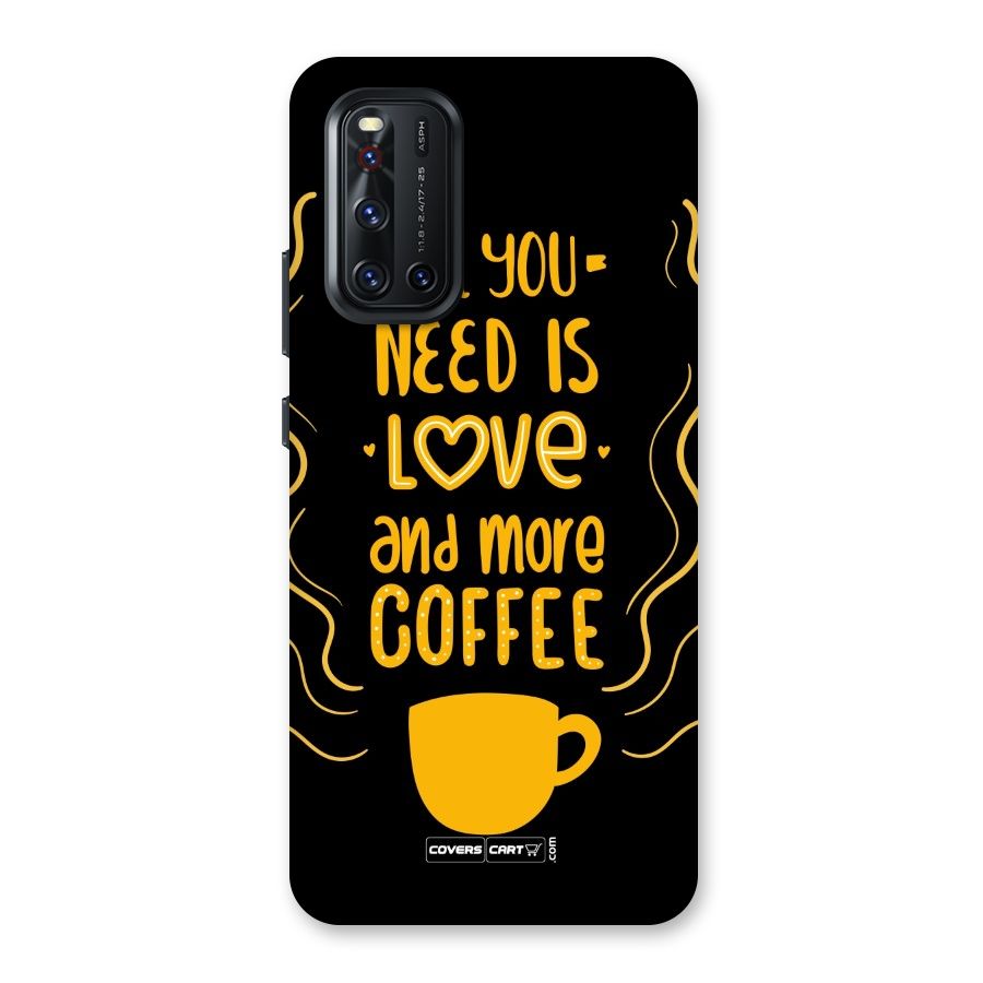 Love and More Coffee Back Case for Vivo V19