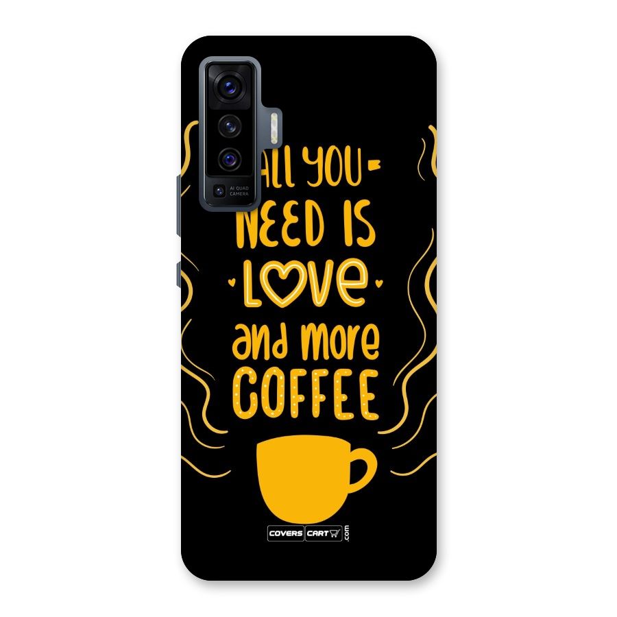 Love and More Coffee Back Case for Vivo X50