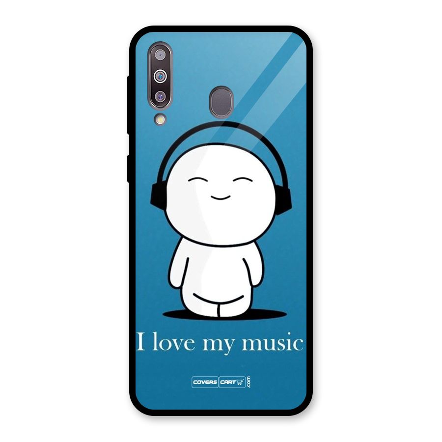 Love for Music Glass Back Case for Galaxy M30