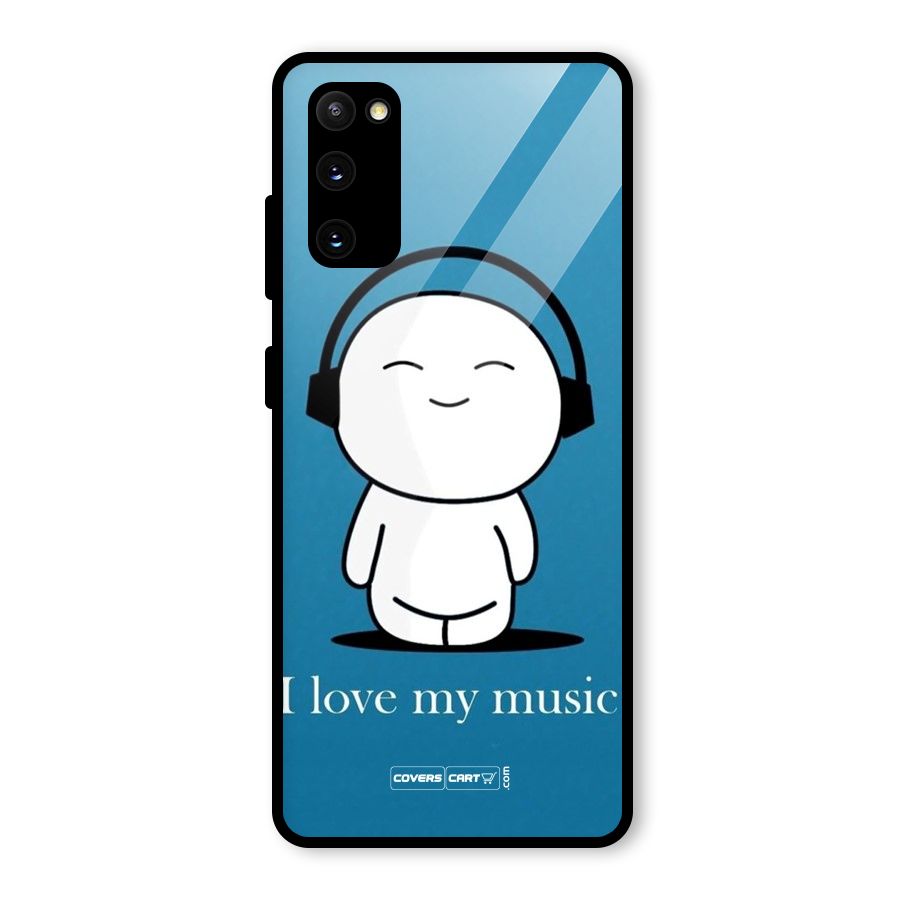 Love for Music Glass Back Case for Galaxy S20 FE 5G