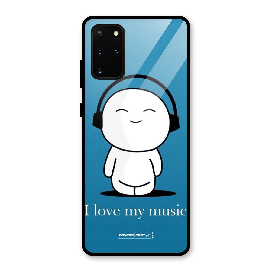 Love for Music Glass Back Case for Galaxy S20 Plus