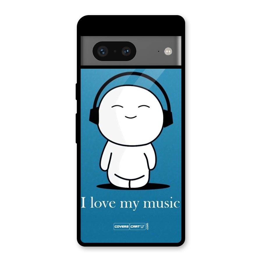 Love for Music Glass Back Case for Google Pixel 7