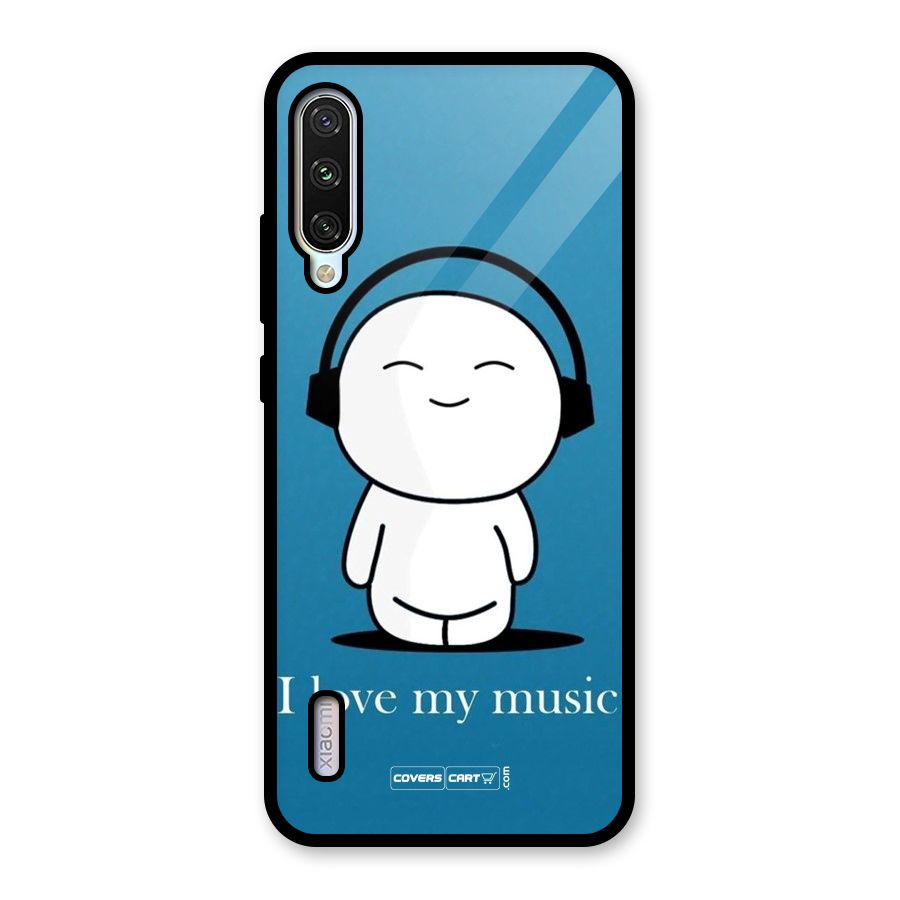 Love for Music Glass Back Case for Mi A3