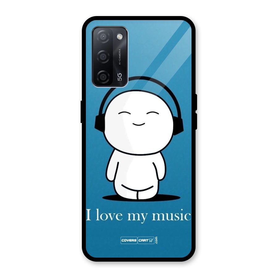 Love for Music Glass Back Case for Oppo A53s 5G