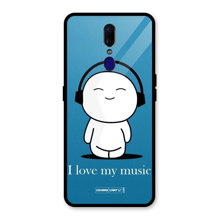 Love for Music Glass Back Case for Oppo F11