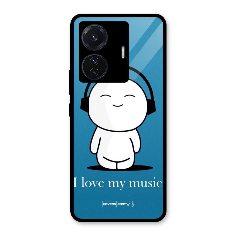 Love for Music Glass Back Case for Vivo T1 Pro
