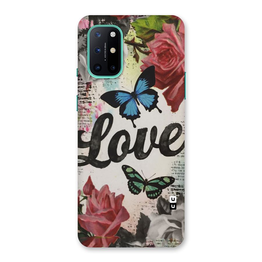 Lovely Butterfly Love Back Case for OnePlus 8T