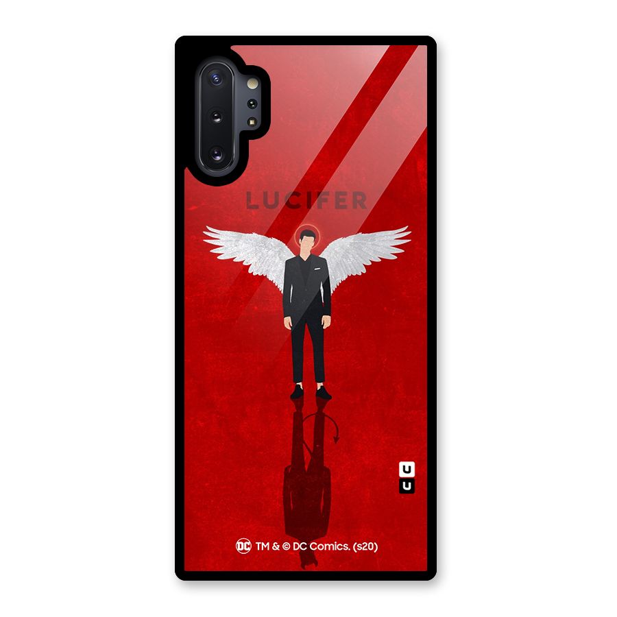 Lucifer Archangel Shadow Glass Back Case for Galaxy Note 10 Plus