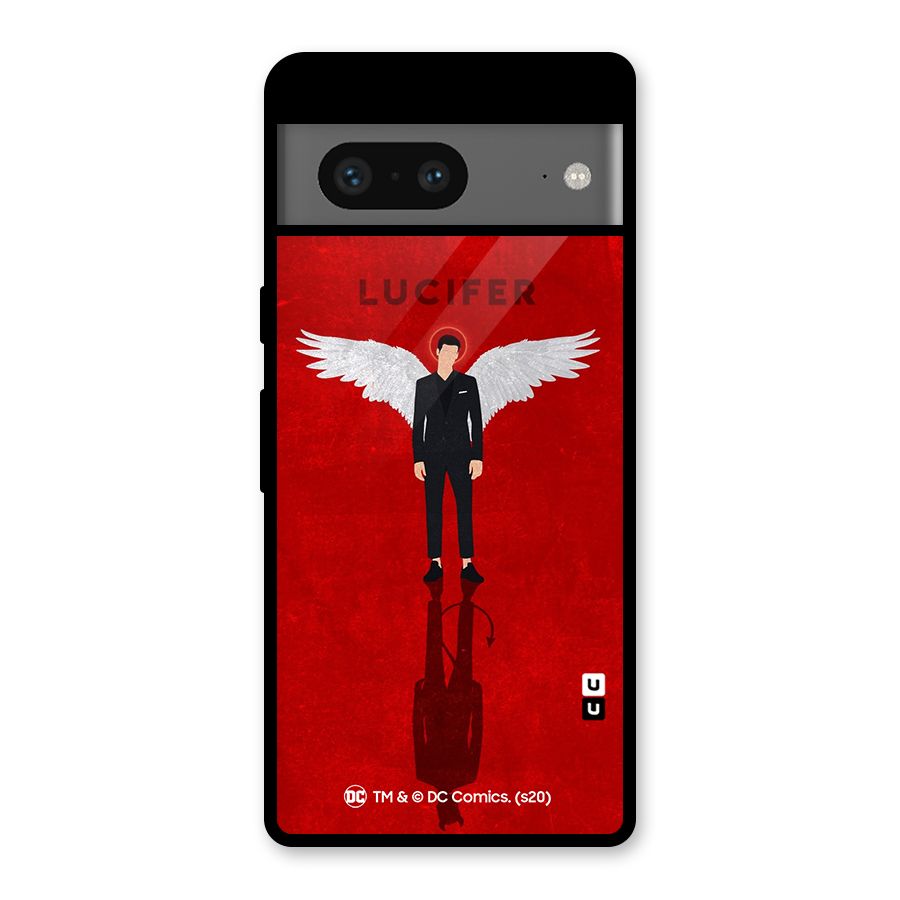 Lucifer Archangel Shadow Glass Back Case for Google Pixel 7