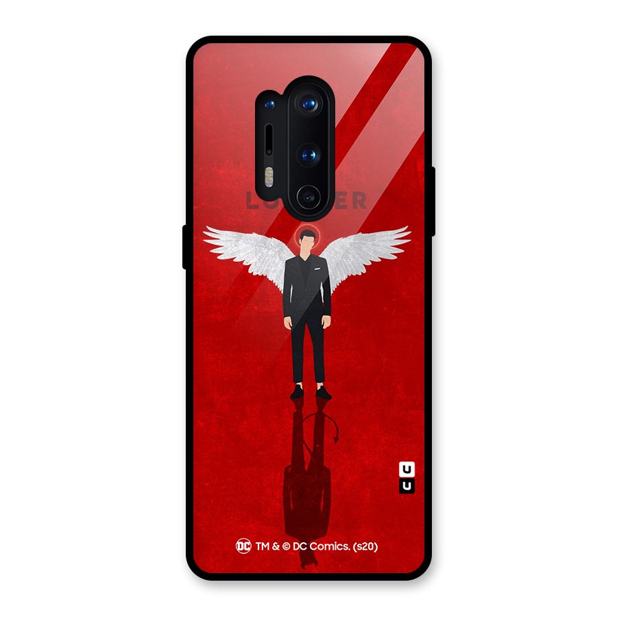 Lucifer Archangel Shadow Glass Back Case for OnePlus 8 Pro