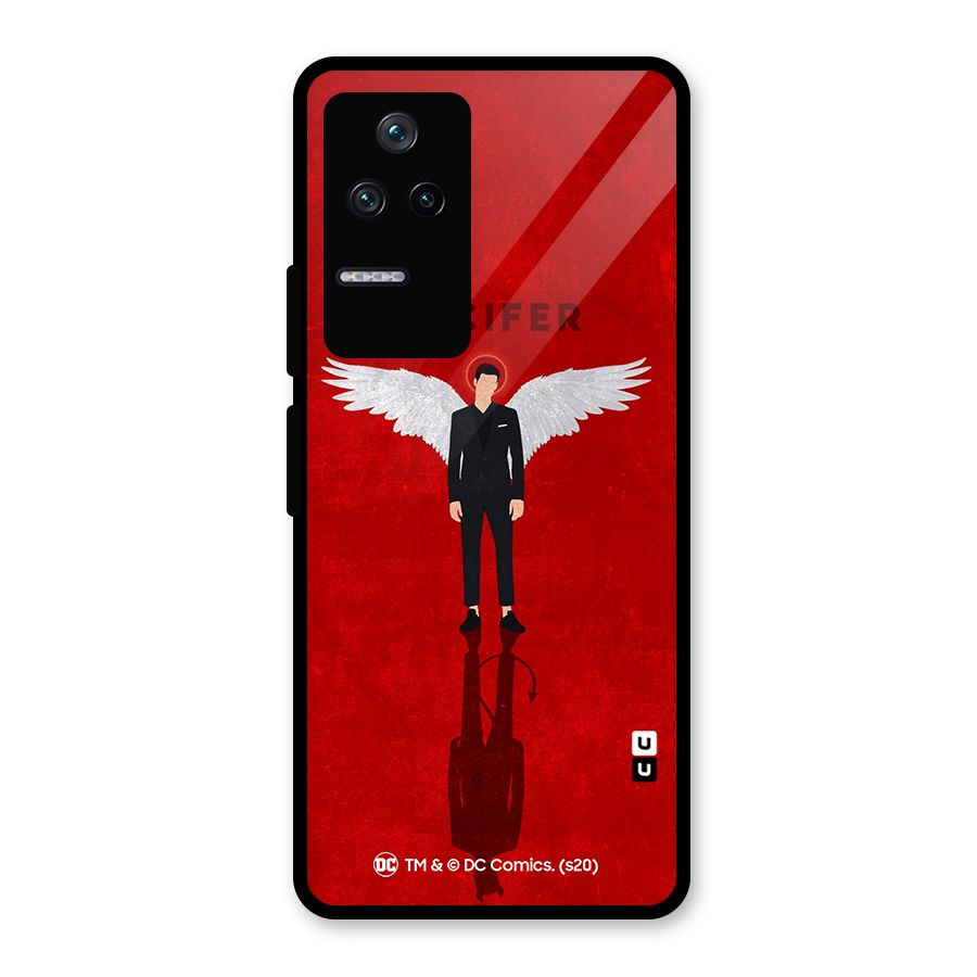 Lucifer Archangel Shadow Glass Back Case for Poco F4 5G